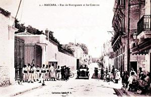 Mascara - rue de Mostaganem et les casernes